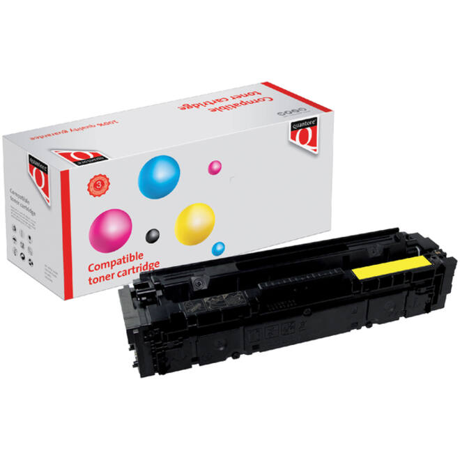 Tonercartridge Quantore alternatief tbv HP CF402A 201A geel