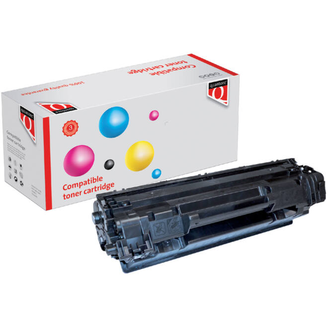 Tonercartridge Quantore alternatief tbv Canon 737/HP CF283X zwart