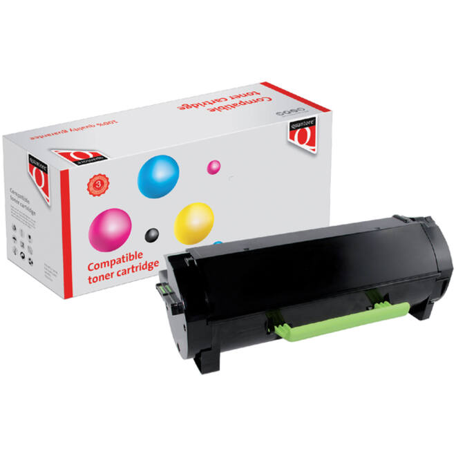 Tonercartridge Quantore alternatief tbv Lexmark 50F0HA0 zwart