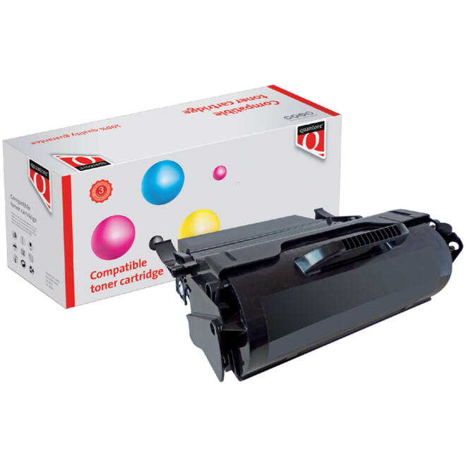 Tonercartridge Quantore alternatief tbv Lexmark T650A11E zwart