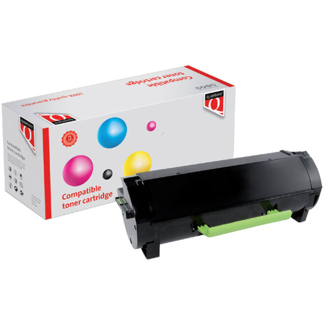 Tonercartridge Quantore alternatief tbv Lexmark 50F2000 zwart