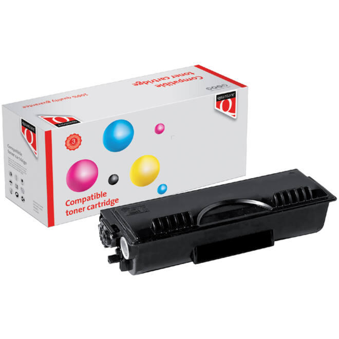 Toner Quantore alternatief tbv Brother TN-6600BK zwart