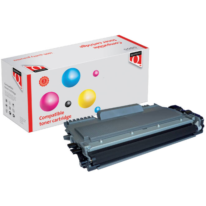 Toner Quantore alternatief tbv Brother TN-2220BK zwart