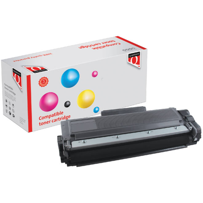 Toner Quantore alternatief tbv Brother TN-2320BK zwart