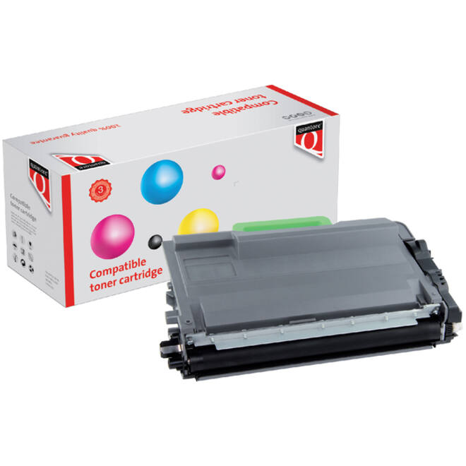 Toner Quantore alternatief tbv Brother TN-3430BK zwart