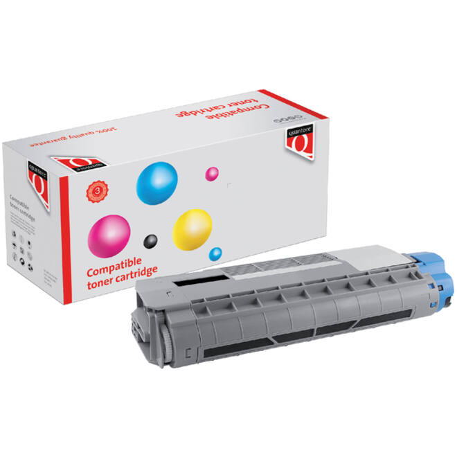 Toner Quantore alternatief tbv Oki 44315308 zwart