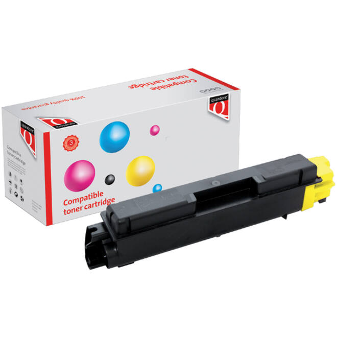 Toner Quantore alternatief tbv Kyocera TK-580Y geel