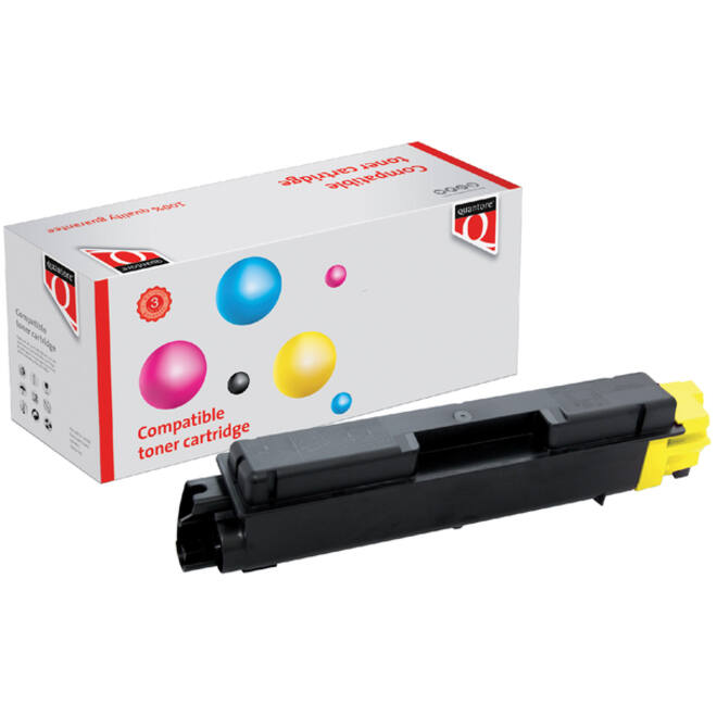 Toner Quantore alternatief tbv Kyocera TK-5140Y geel