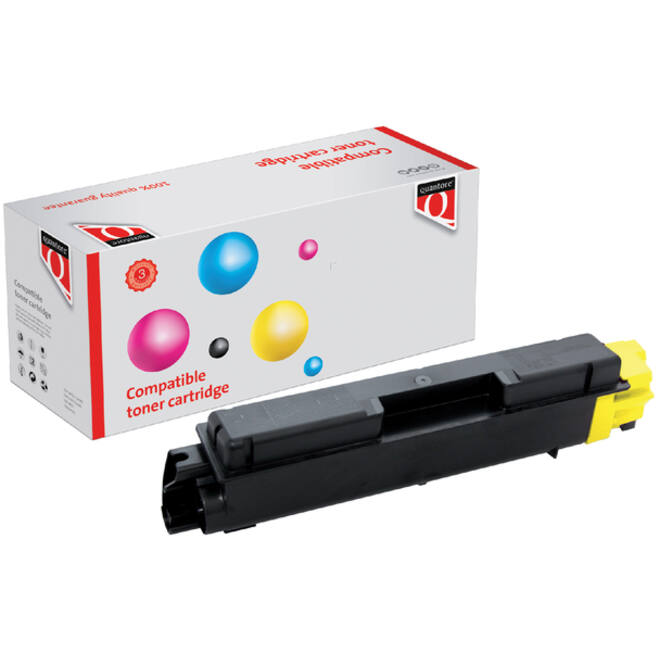 Toner Quantore alternatief tbv Kyocera TK-5150Y geel
