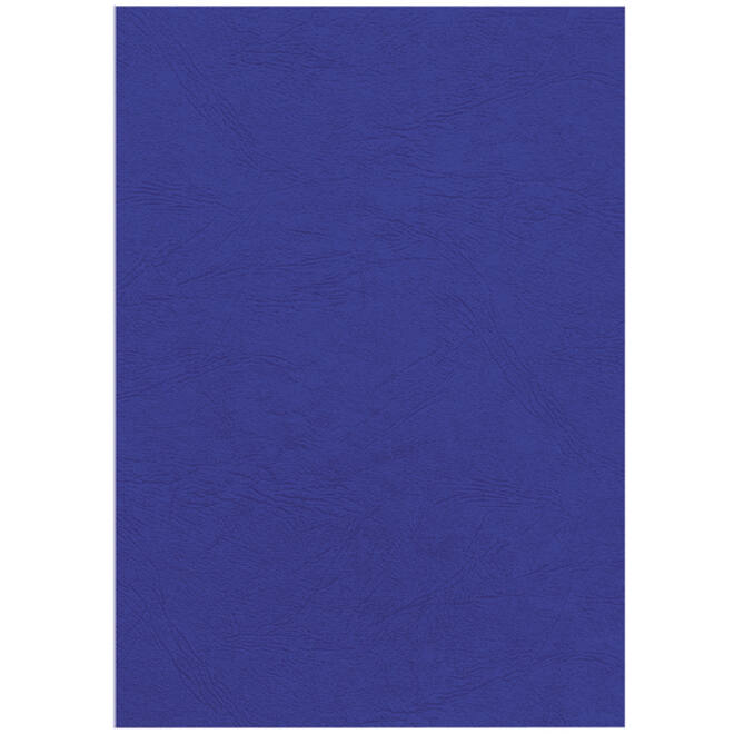 Voorblad Fellowes A4 lederlook royal blauw 25stuks