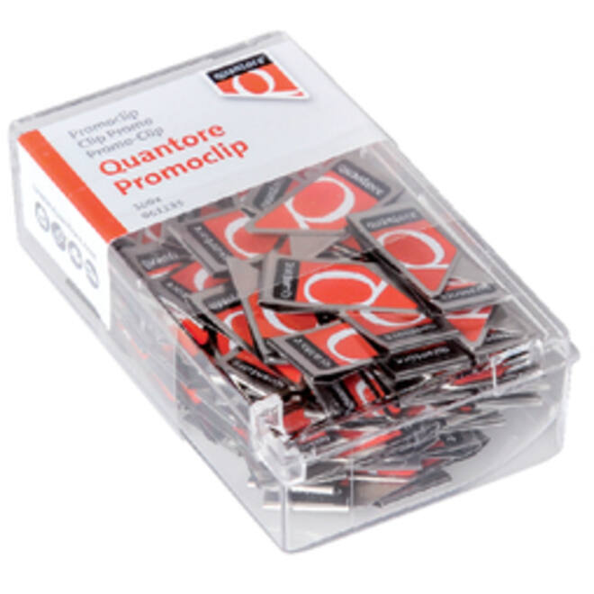 Promotieclip Quantore met logo 100 stuks