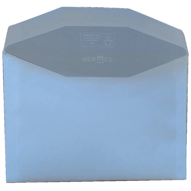 Envelop Hermes bank C6 114x162mm gegomd wit doos à 500 stuks