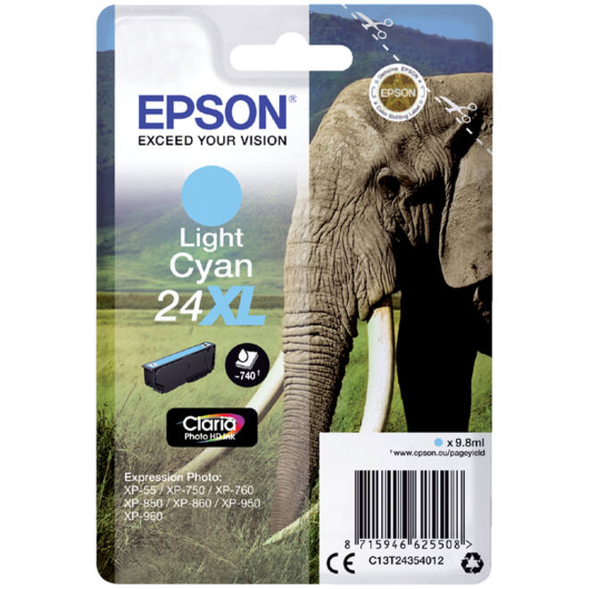 Inktcartridge Epson 24XL T2435 lichtblauw