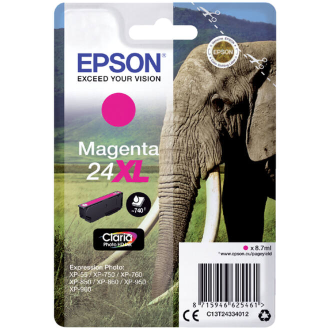 Inktcartridge Epson 24XL T2433 rood