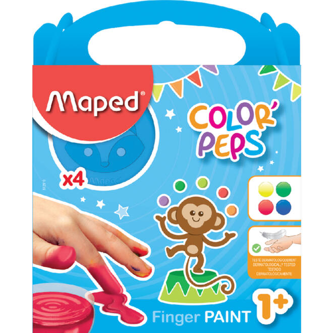 Vingerverf Maped Color'Peps My First set á 4 kleuren