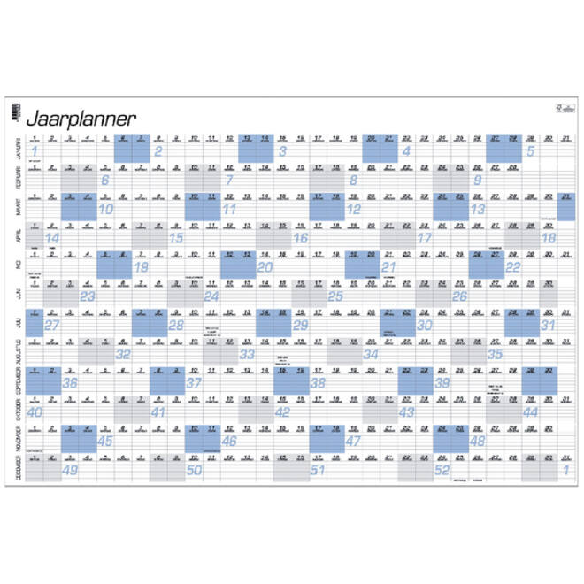 Jaarplankalender 2026 Quantore A1 84x57cm