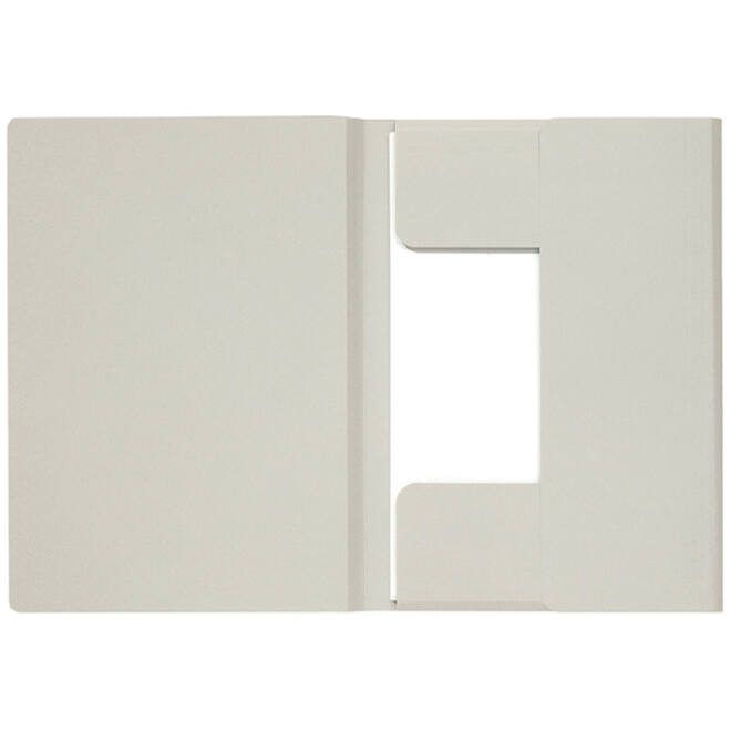 Dossiermap Djois Infinio A4 3 kleppen 270gr grijs