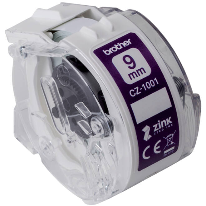 Etiket Brother CZ-1001 9mmX5m kleur opdruk