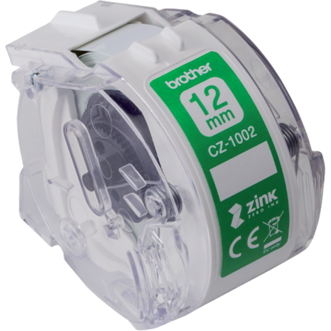 Etiket Brother CZ-1002 12mmX5m kleur opdruk