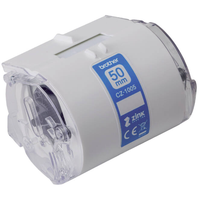 Etiket Brother CZ-1005 50mmX5m kleur opdruk