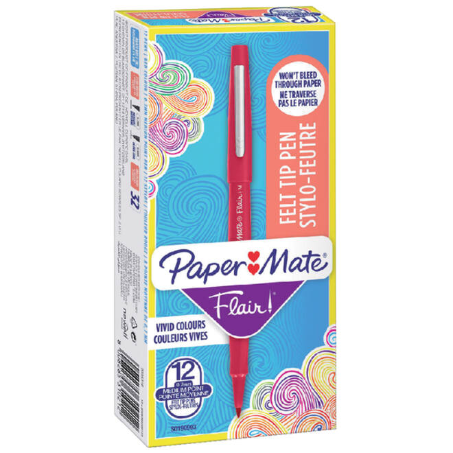 Fineliner Paper Mate Flair Original medium rood