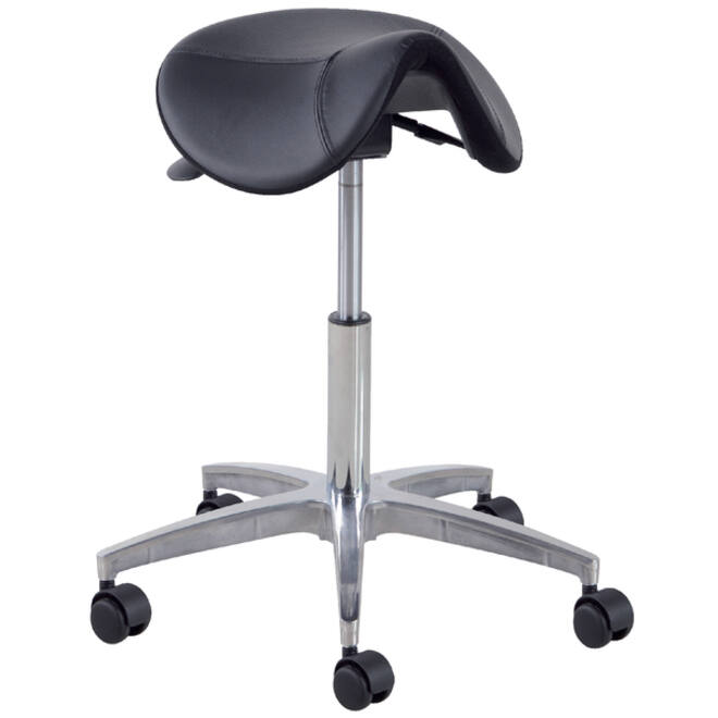 Zadelkruk Matera medium aluminium voetenkruis hoogte 54-72cm