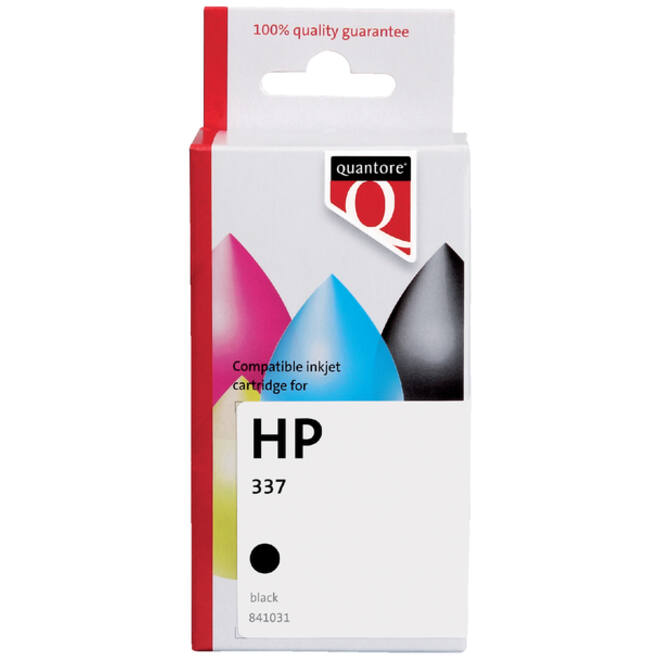 Inktcartridge Quantore alternatief tbv HP C9364EE 337 zwart