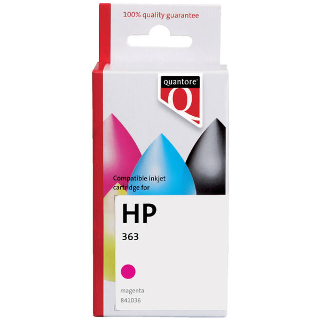 Inktcartridge Quantore alternatief tbv HP C8772EE 363 rood