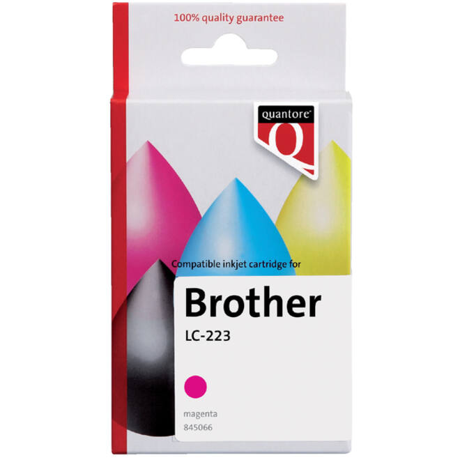 Inktcartridge Quantore alternatief tbv Brother LC-223 rood