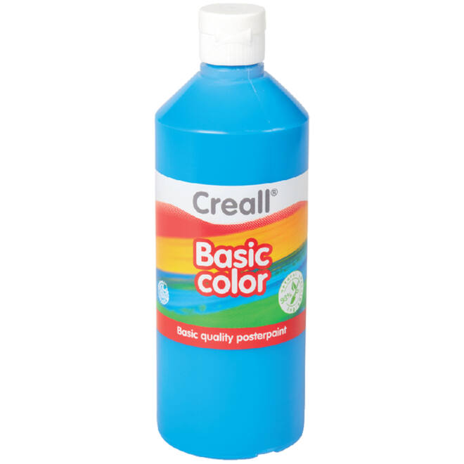 Plakkaatverf Creall basic blauw 500ml