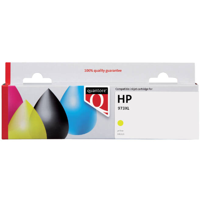 Inktcartridge Quantore alternatief tbv HP F6T83AE 973X geel