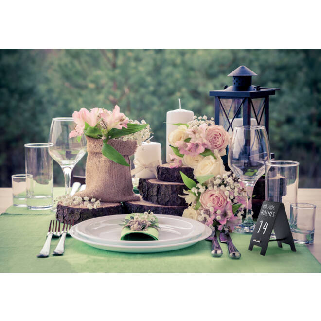 Krijtbord securit mini tafel set 5 stuks zwart