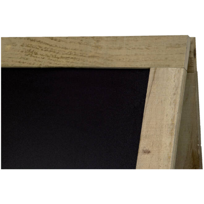 Stoepbord Securit 72x131x4cm steigerhout