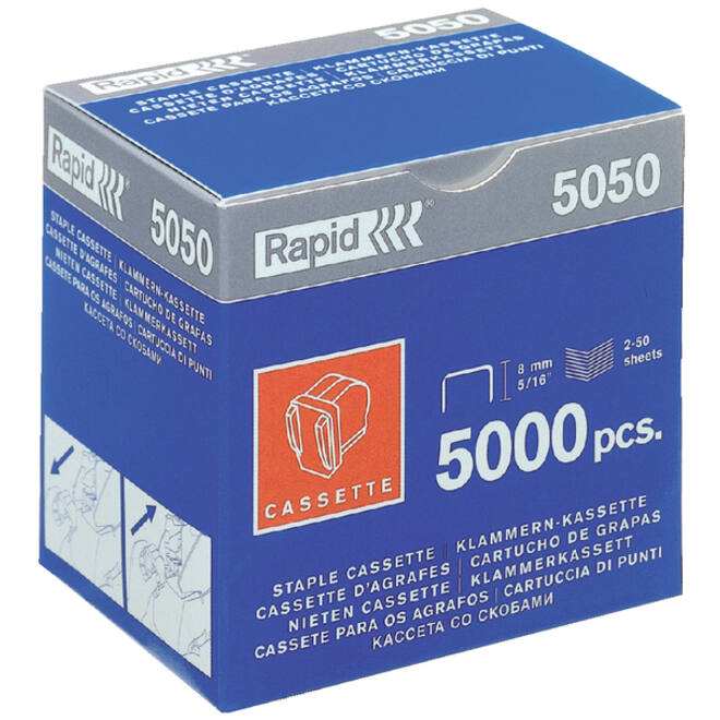 Nietcassette Rapid 5050 5000 stuks
