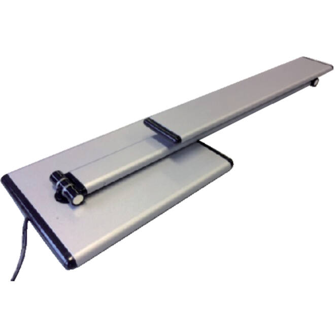 Bureaulamp Unilux Terra led aluminium grijs