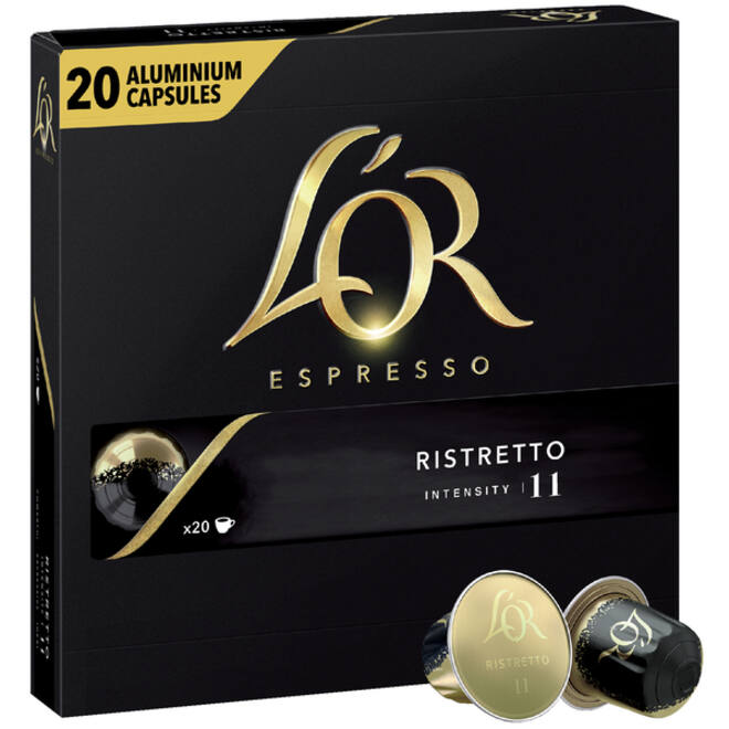 Koffiecups L'Or espresso Ristretto 20 stuks