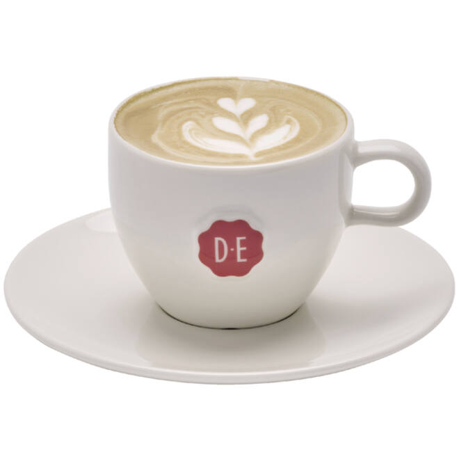 Kopje Douwe Egberts cappuccino 180ml wit