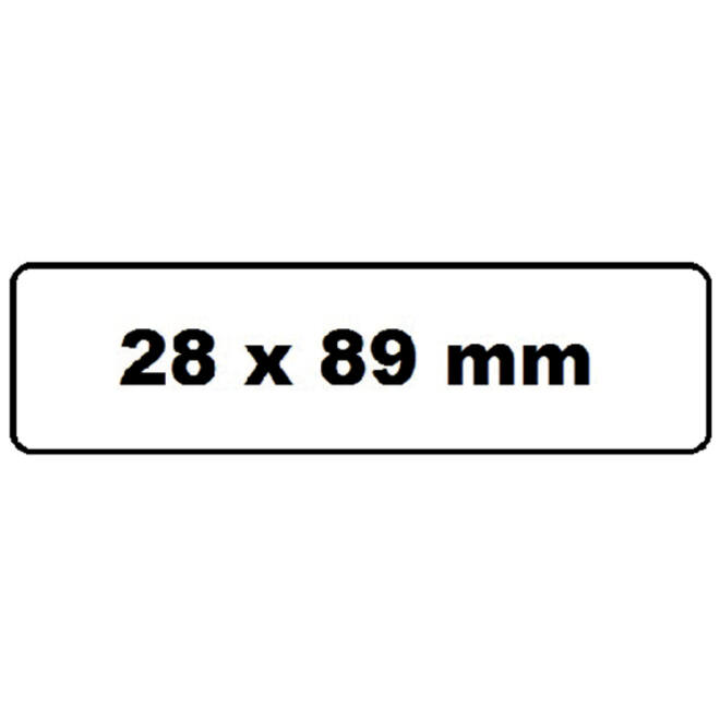 Labeletiket Quantore 99010 89x28mm adres wit