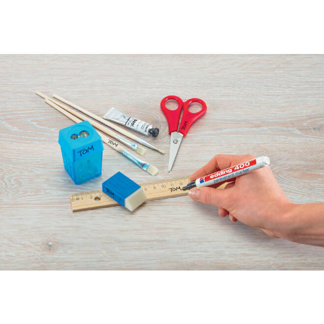 Viltstift edding 400 rond assorti 1mm assorti set à 10 stuks