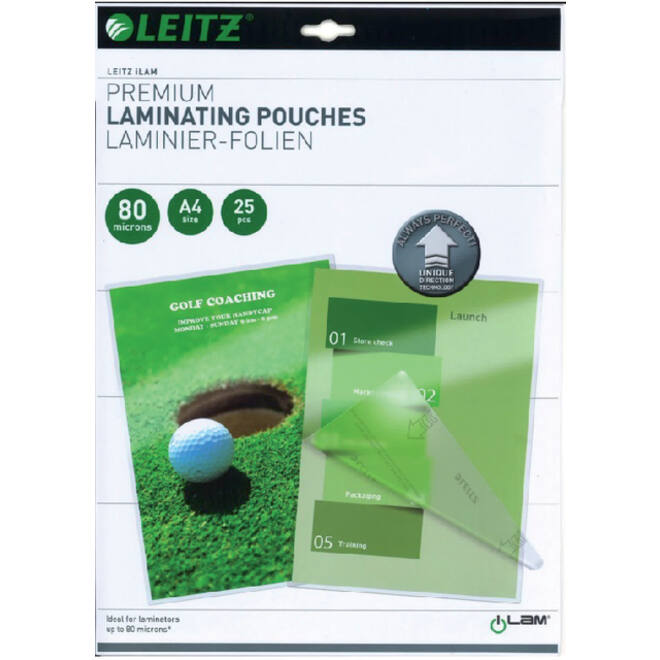 Lamineerhoes Leitz iLAM A4 2x80micron 25stuks