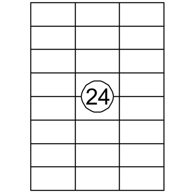Etiket Quantore 70X37mm 360stuks
