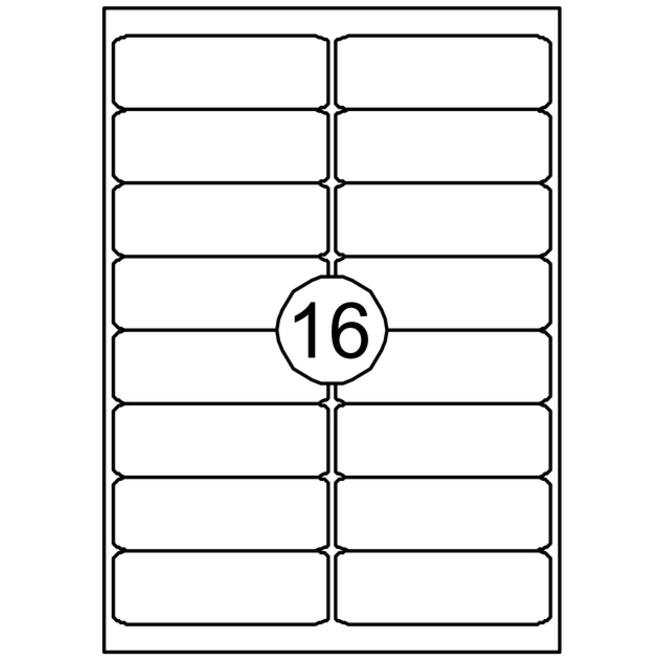 Etiket Quantore 99.1x33.8mm 1600 stuks
