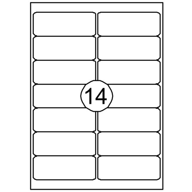 Etiket Quantore 99.1x38.1mm 1400 stuks