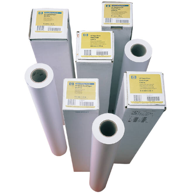 Inkjetpapier HP Q1441A 841mmx45.7m 90gr coated
