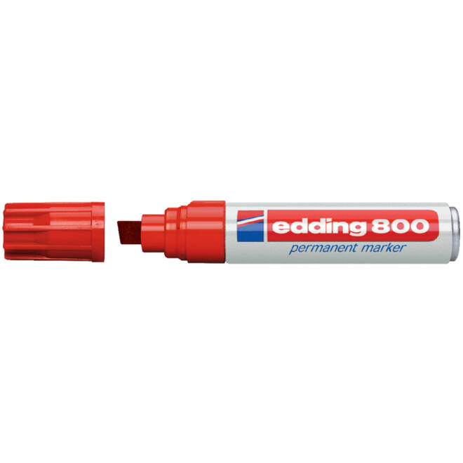 Viltstift edding 800 schuin 4-12mm rood