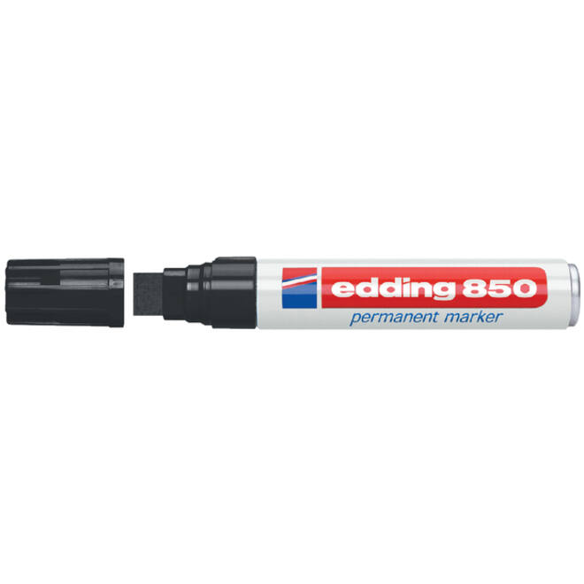 Viltstift edding 850 blok 5-16mm zwart