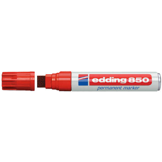 Viltstift edding 850 blok 5-16mm rood