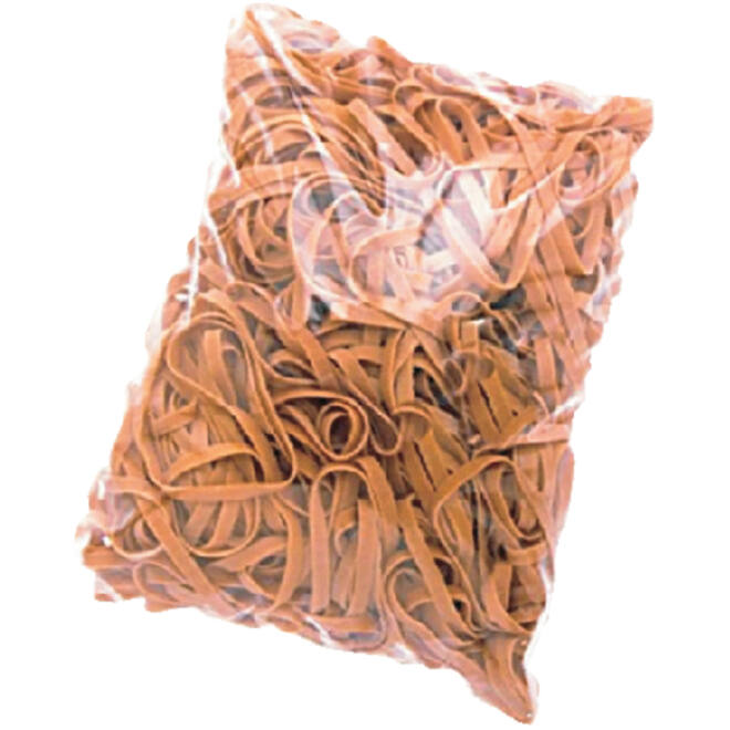 Elastiek Standard Rubber Bands 18 80x1.5mm 10kg 33300 stuks bruin