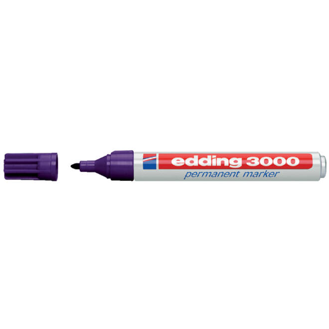 Viltstift edding 3000 rond 1.5-3mm violet