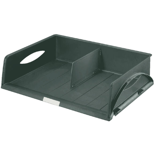 Brievenbak Leitz Sorty Jumbo A3 dwars zwart